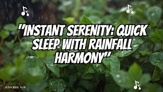 Instant Serenity: Quick Sleep with Rainfall Harmony
