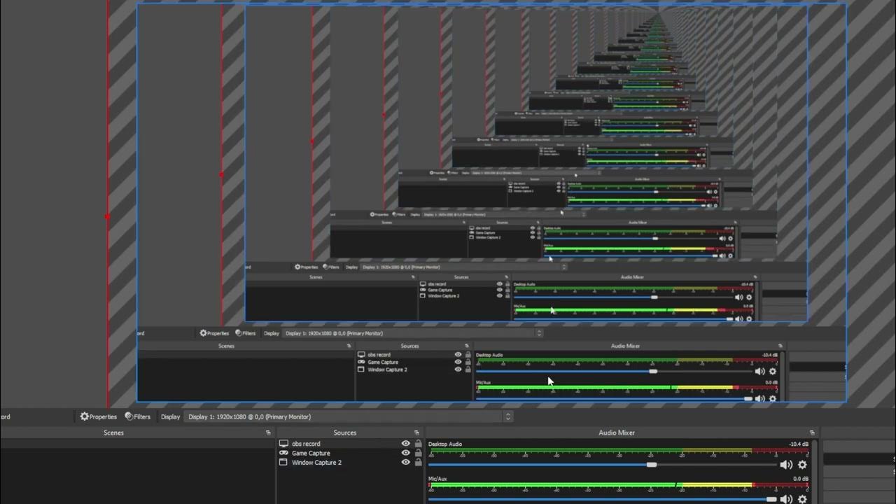 How to fix the screen not centered on obs YouTube