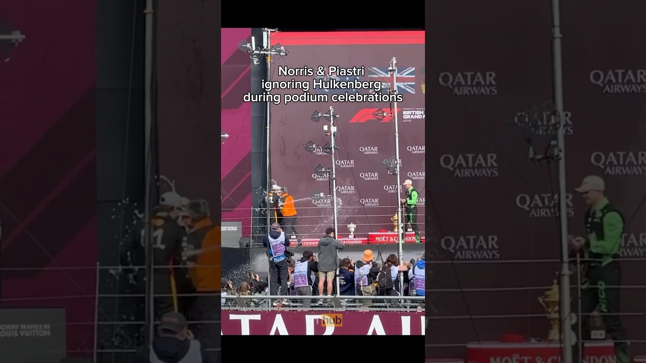 Nico Hulkenberg deserved better drivers on the podium..Oscar & Lando very classless