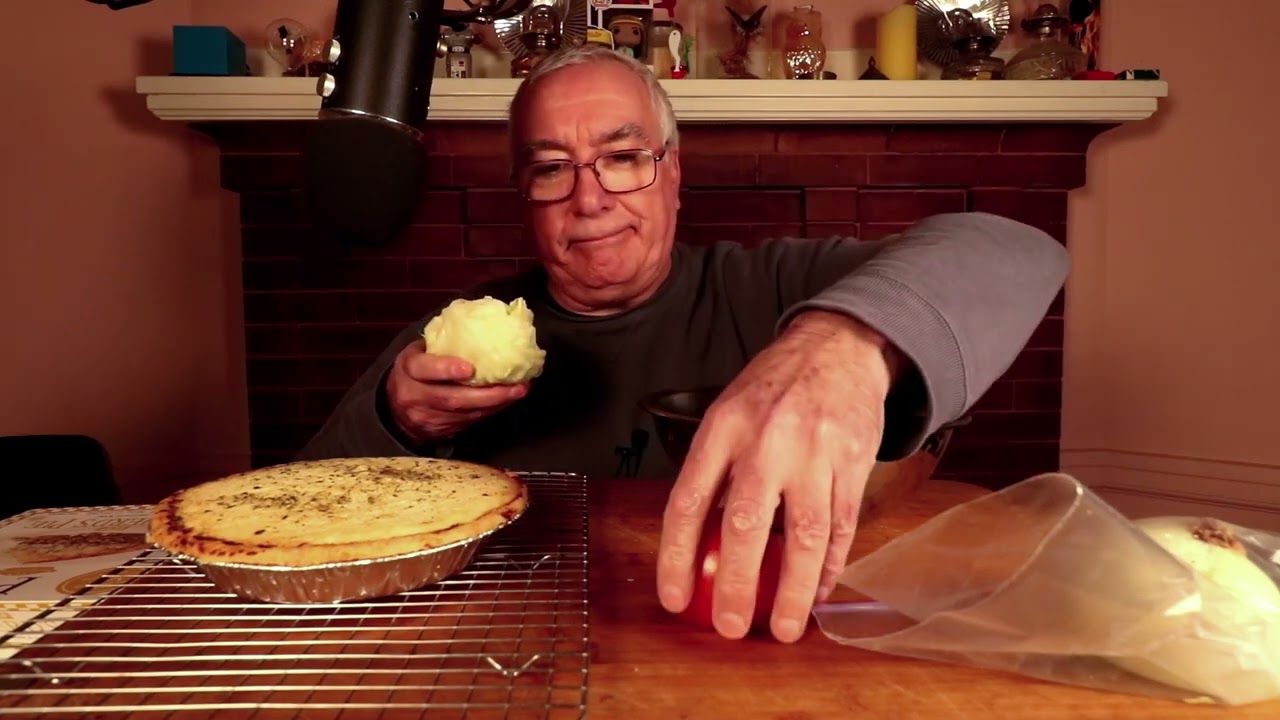 ASMR Shepherd's Pie with a Salad Mukbang Whispering