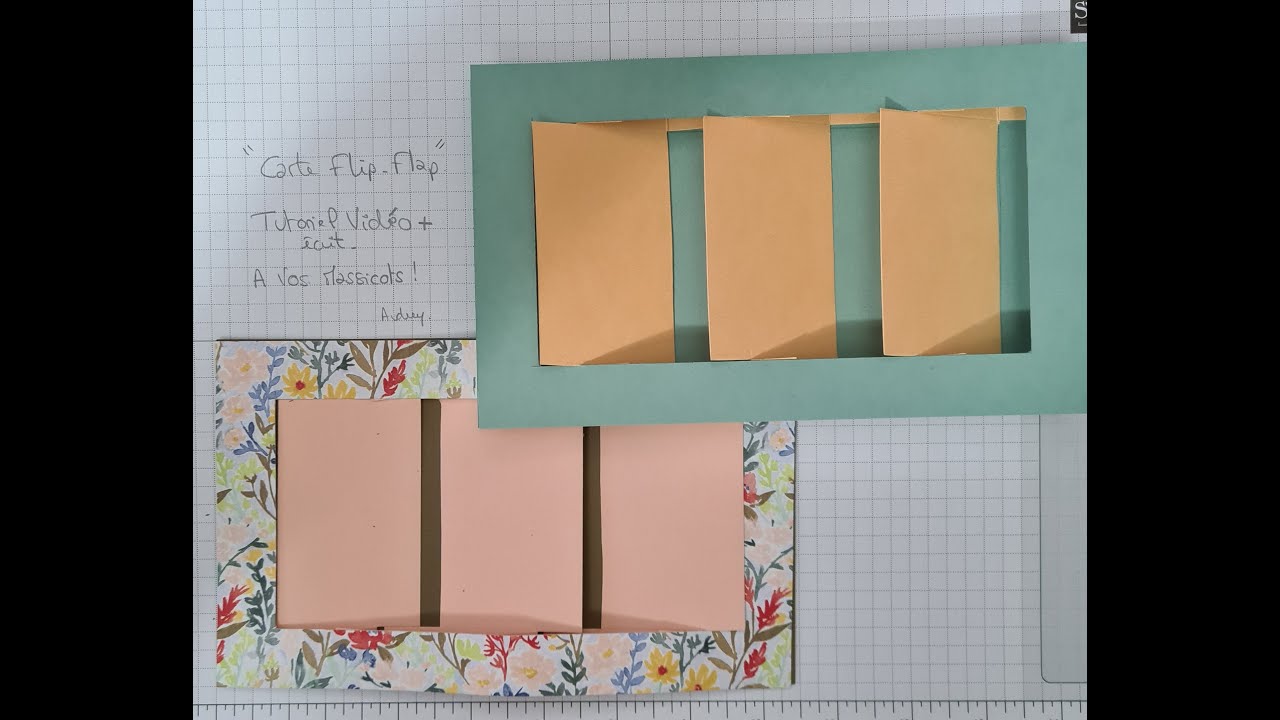 tutoriel carte flip flap