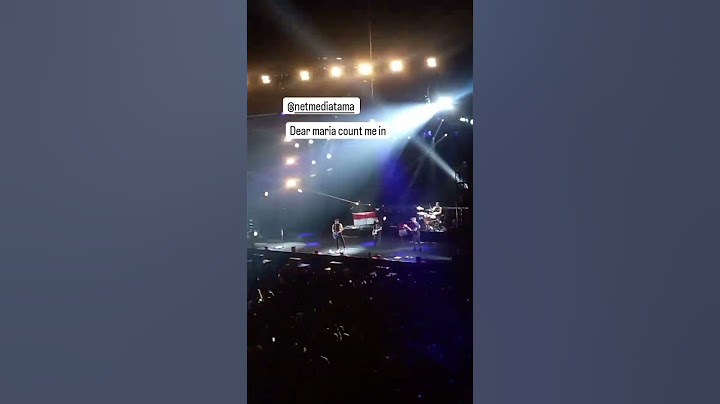 All Time Low - Dear Maria count me in Tennis indoor senayan