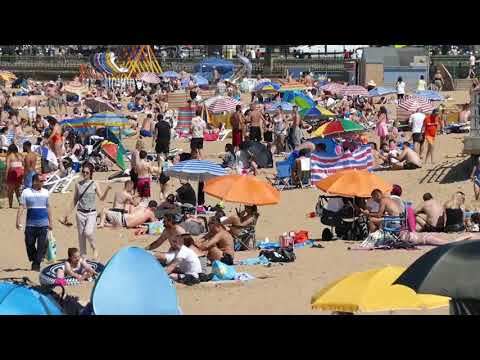 Busy Thanet Beaches during Lockdown restrictions