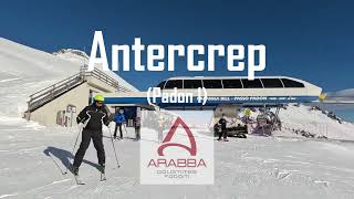 Pista Antercrep (Padon 1): Da Passo Padon verso Arabba #dolomitisuperski #arabba #passopadon #skiing