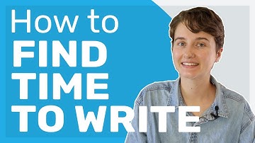 How to Find Time To Write