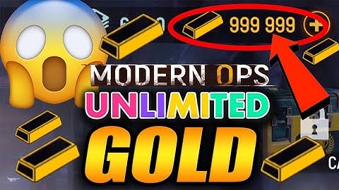 Modern Ops Hack | Get Unlimited Free Gold