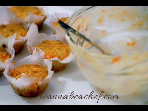 How to make Carrot Apple muffins recipe ( Walnut Apple carrot Cupcake recipe)