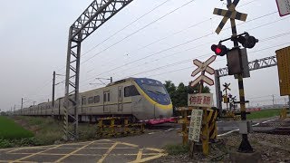 2317次區間車通過斗南鎮部前寮平交道