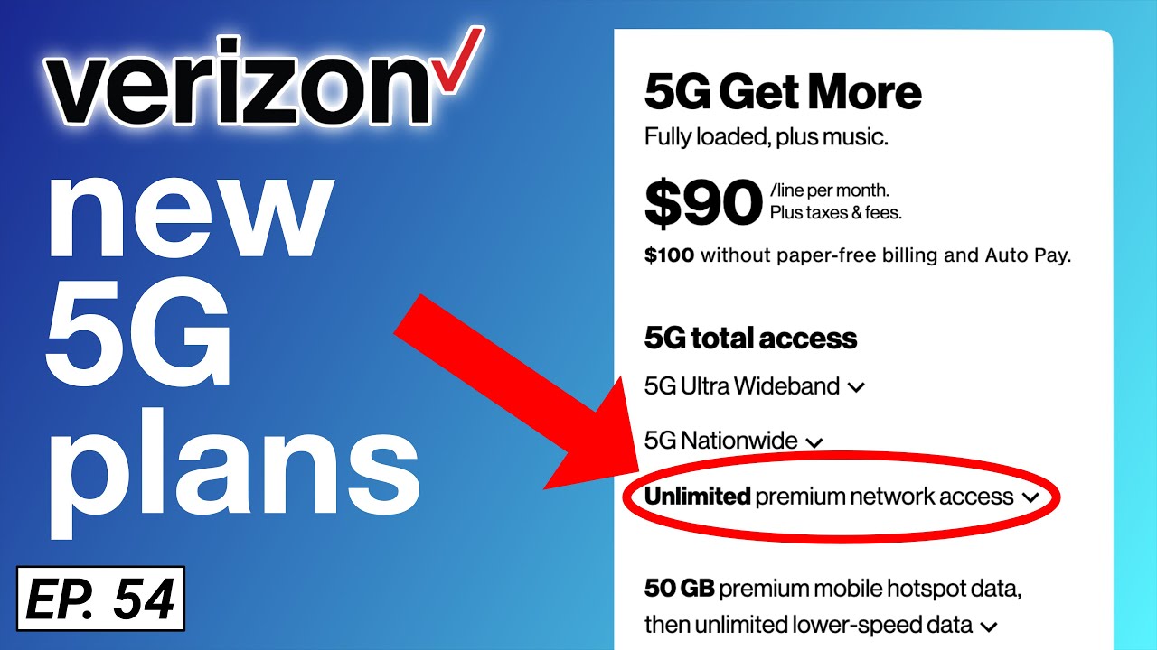 Verizon's New 5G Unlimited Plans Should You Upgrade? 54 YouTube