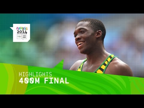 Martin Manley Wins Men's 400m Gold - Highlights | Nanjing 2014 Youth Olympic Games