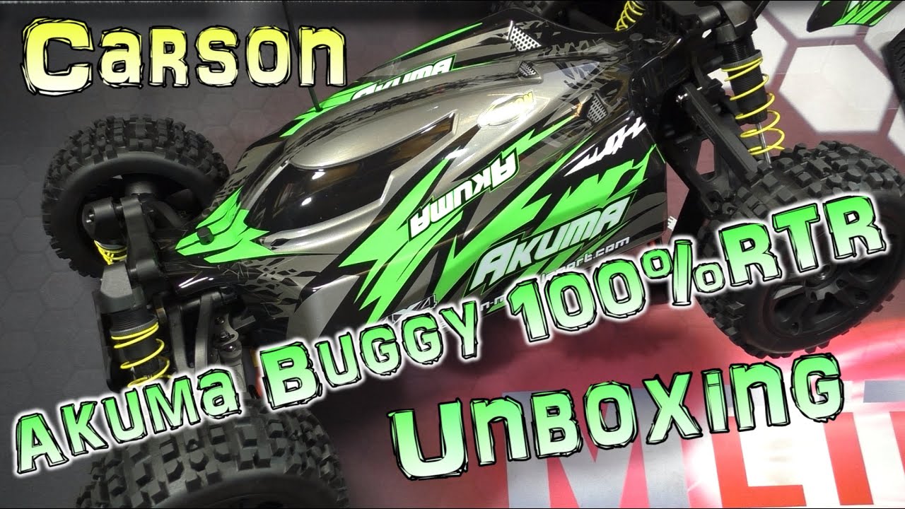 Carson Akuma 1:8 Buggy 4S 100% RTR! Unboxing | HD+ | German/Deutsch