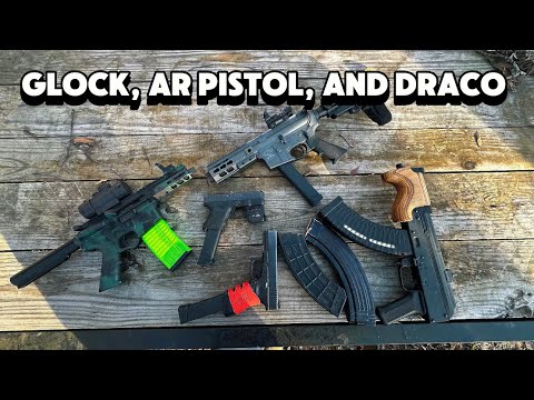 Glocks, Ar Pistols and Draco (We Back 😁🔥)