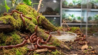 Inside a Bio-Active Home: Red Millipede Activity &amp; Substrate Exploration!