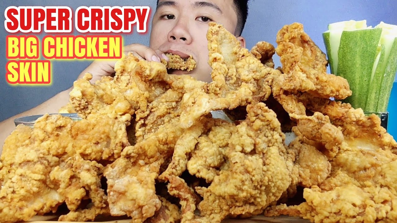 SUPER CRISPY GIANT CHICKEN SKIN MUKBANG | Crispy Mukbang | Pinoy Mukbang | Mukbang Philippines| Asmr