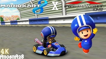 Mario kart 8: CT Figure-8 Circuit From MKDS [4K]