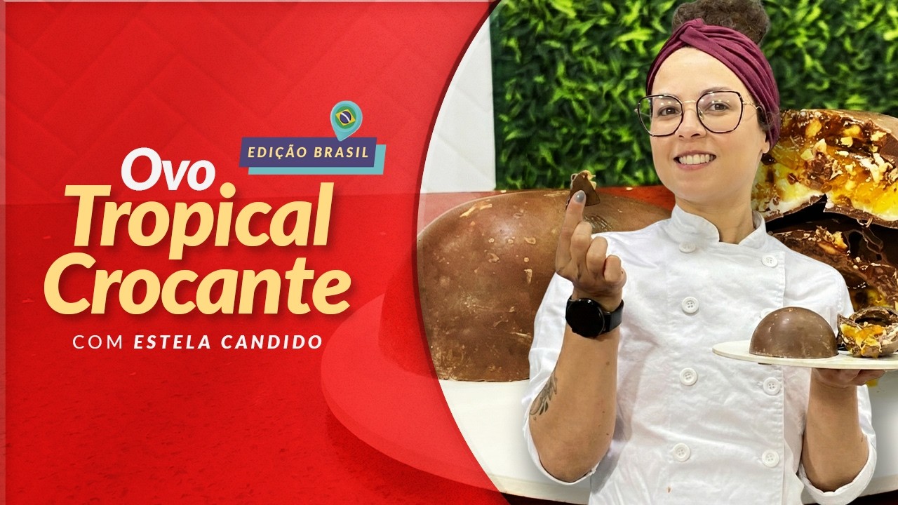 ✨ OVO TROPICAL CROCANTE 🥭🌴✨ com Estela Candido
