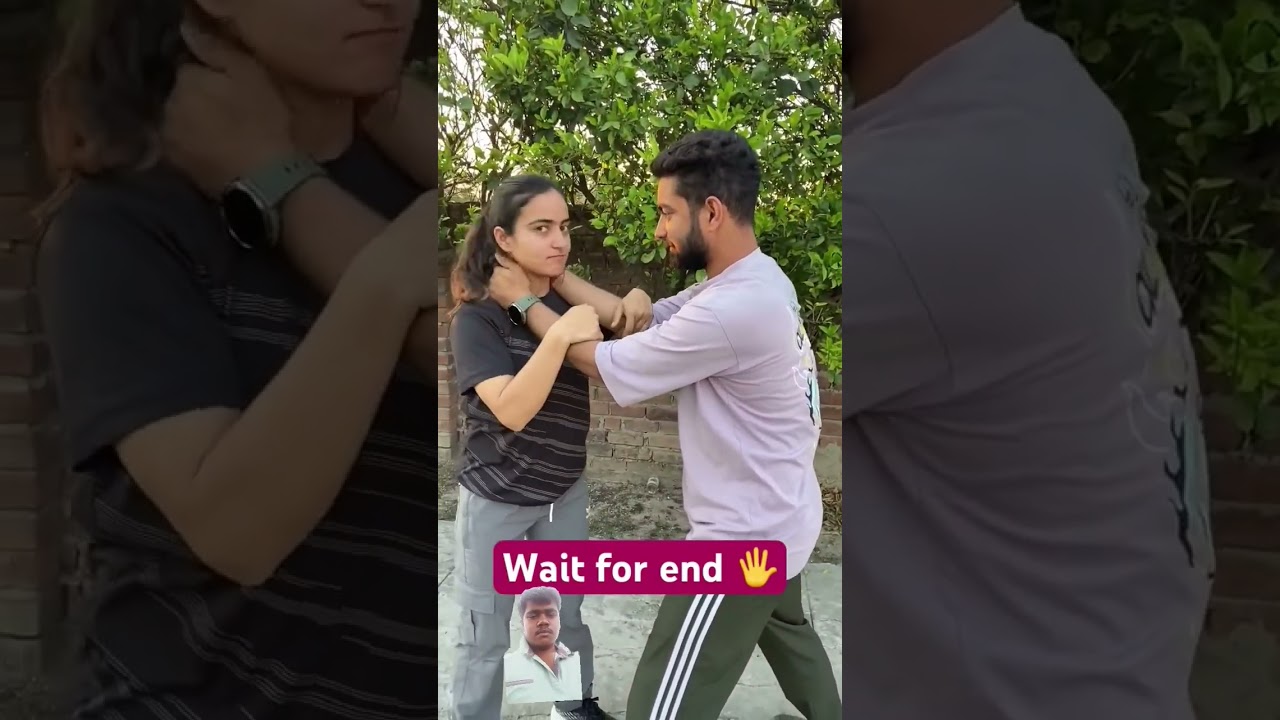 girls powerfully defence.                            