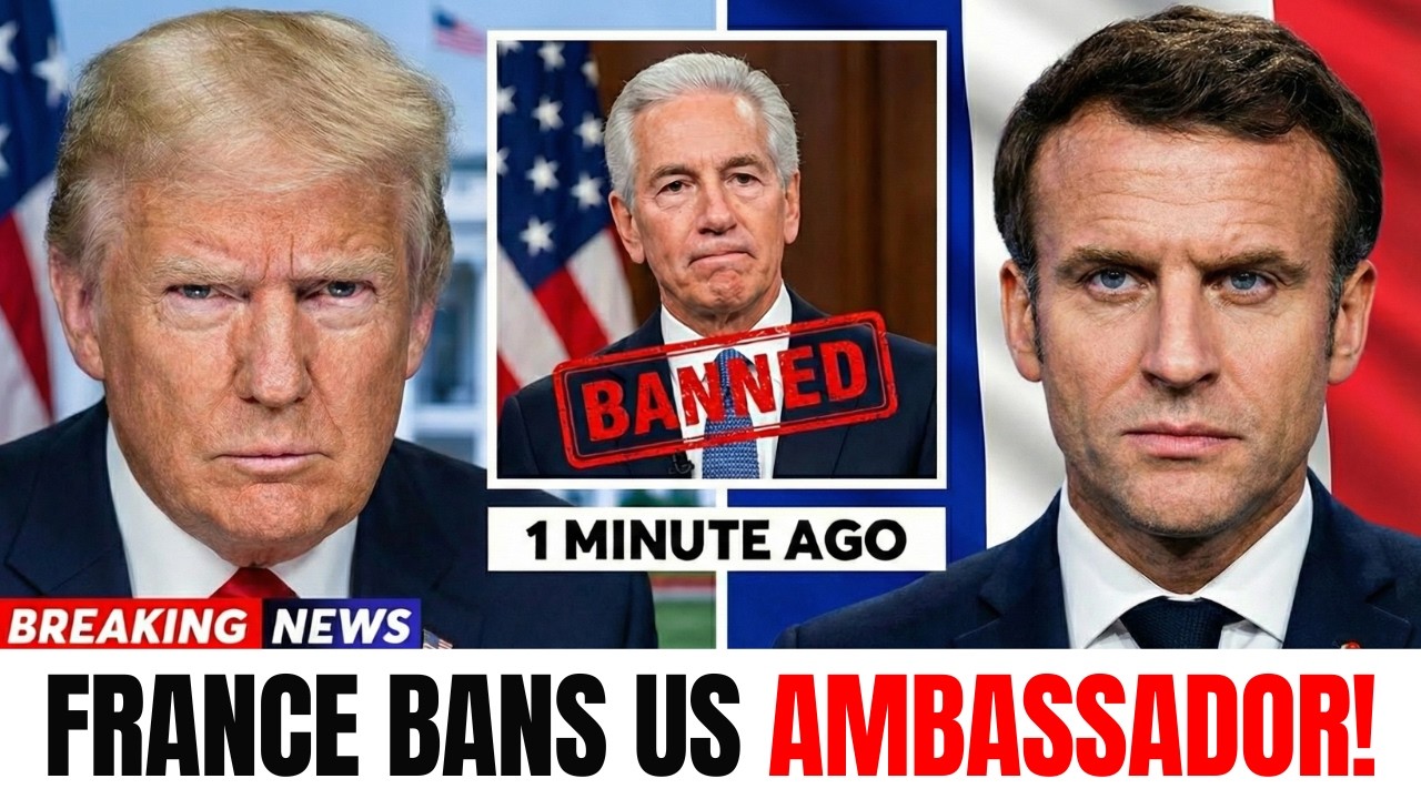 France is DONE With USA - BANS Ambassador After He Skips Summons Twice