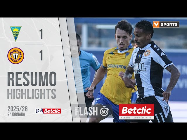 Resumo: Estoril 1-1 Nacional (Liga 25/26 #9)