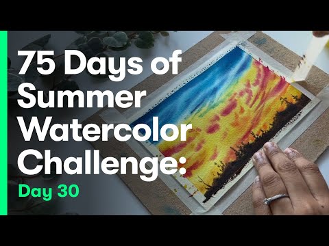 75 Days of Summer Watercolor Challenge: Day 30