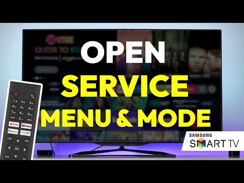 How To Open Samsung TV Service Menu & Mode - Full Guide