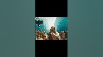 POV: Moses parts Red Sea #ai #bible #viral #trending #shorts #funny #god #international #subscribe