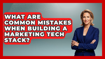 What Are Common Mistakes When Building a Marketing Tech Stack? | Saas Marketing Wizards News
