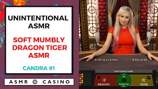 Soft & Mumbly Unintentional ASMR Casino - Dragon Tiger (Hi-Lo) - AMAZING - Candra #1 screenshot 2