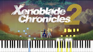 Video thumbnail of "Kingdom of Uraya - Xenoblade Chronicles 2 Piano Cover | Sheet Music [4K]"