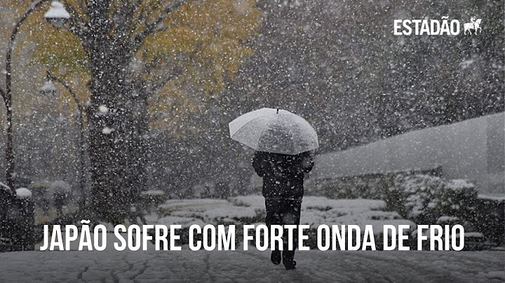 Japão sofre com forte onda de frio