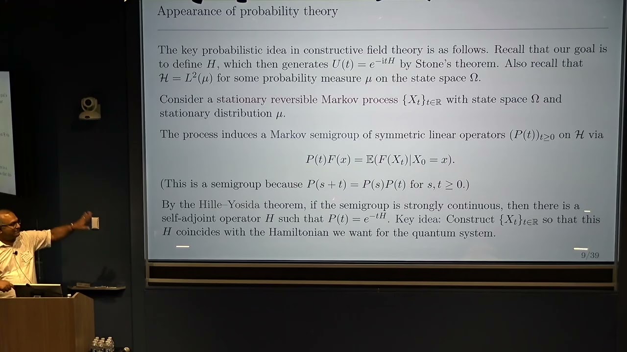 Sourav Chatterjee: What Is a Probabilistically Defined Quantum Field Theory? (April 30, 2026)
