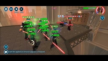 Grand Inquisitor datacron v Lord Vader. Usually wins, but failed this time.