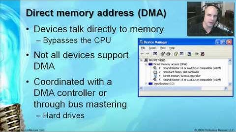 CompTIA A+ 220-601 (1.1), 220-602 (1.2) - System Resources: I/O, IRQ, and DMA