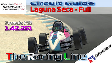 iRacing | Formula Vee - Rookie | Circuit Guide - Laguna Seca - 1:42.251 - Week 1