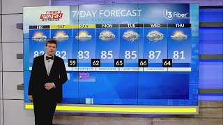 Friday Late Morning First Warn Forecast