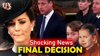 Catherine & William's FINAL DECISION Of Their Children To Nation's Duties Amidst Cancer Battle!