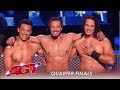 Messoudi brothers show impossible strength despite rehearsal accident  americas got talent 2019