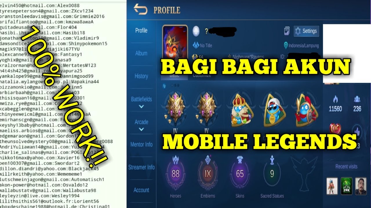 Cara Checker Akun Mobile Legends Mudah 2020 YouTube