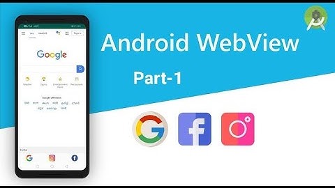 Web View - Android Studio Tutorial Part-1|| How to Create your Own WebBrowser (Android studio+ Java)