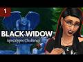 Can a Black Widow Survive the Apocalypse? (The Sims 4)