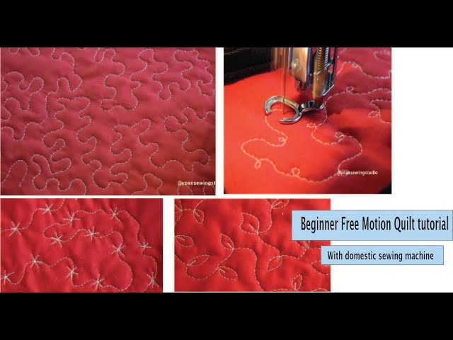 Free Motion Quilting Tutorial Series- Video #1: Setting up your sewing  machine 