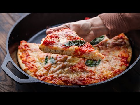 4 Tips for Turning a Cast-Iron Skillet into a Pizza Stone