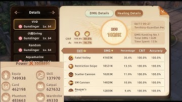 Tree of Savior: NEO - Gunslinger 136M DPS 20250817-1130