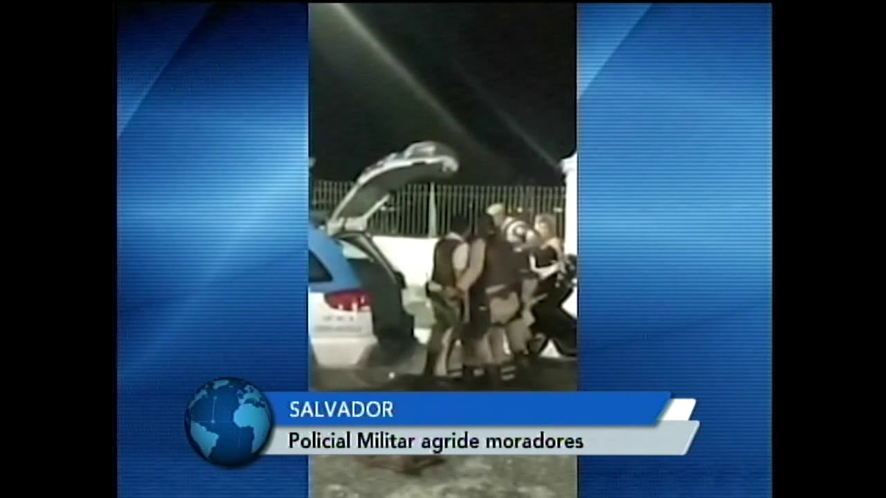 PM agride jovem e arrasta mulher pelos cabelos em ação na Bahia