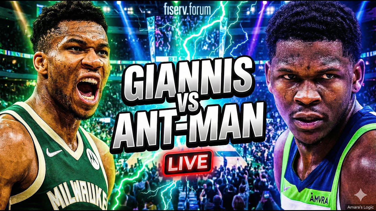 🚨 LIVE: BUCKS vs TIMBERWOLVES 😤🦌 Giannis vs Ant-Man | Fiserv Forum!