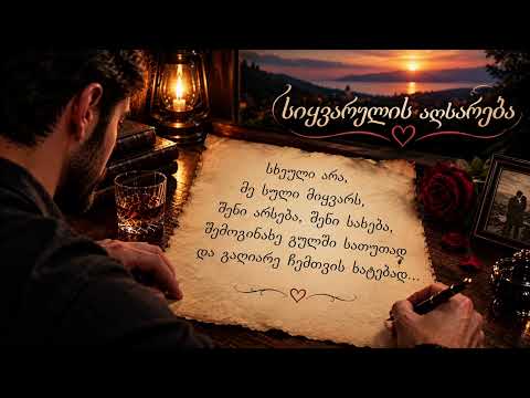 სიყვარულის აღსარება - Siyvarulis agsareba - სხეული არა მე სული მიყვარს - sxeuli ara me suli miyvars