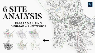 Digimap & Photoshop Site Analysis Architecture Diagrams -ad