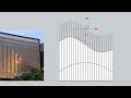 SketchUp Mini Class: Wavy Architectural Skin
