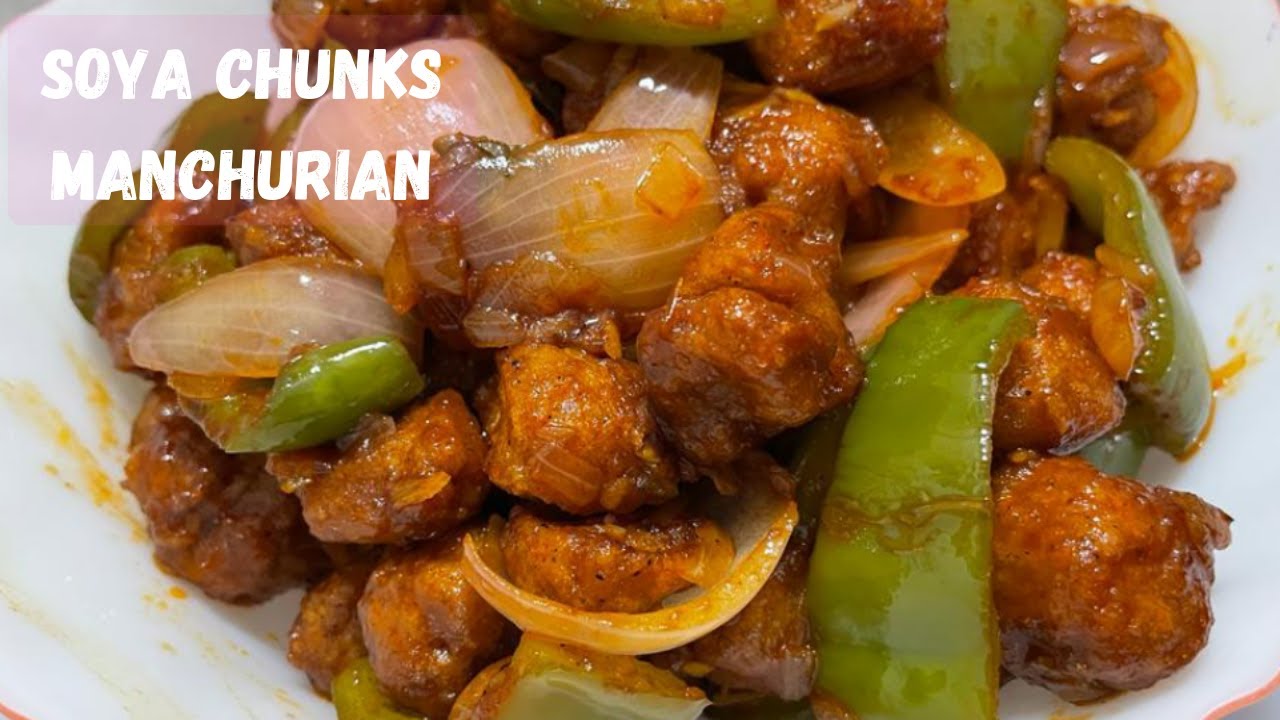 Soya chunks manchurian recipe video