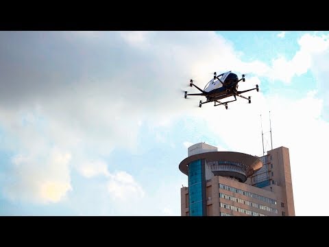 EHang Completes First Autonomous Aerial Vehicle Passenger-carrying Demo Flight in Jilin, China